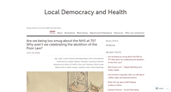 Desktop Screenshot of localdemocracyandhealth.com