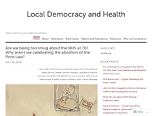 Tablet Screenshot of localdemocracyandhealth.com
